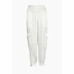 All Saints AllSaints White Astarte Trousers -AllSaints shop unnamed file 3913