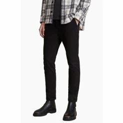 All Saints AllSaints Black Park Chinos -AllSaints shop unnamed file 3917