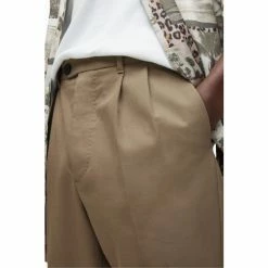 All Saints AllSaints Brown Tallis Trousers -AllSaints shop unnamed file 3940