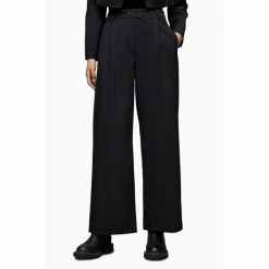 All Saints AllSaints Seline Black Trousers -AllSaints shop unnamed file 3960