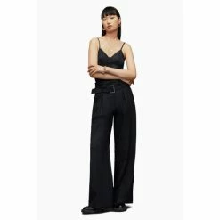 All Saints AllSaints Nye Black Trousers