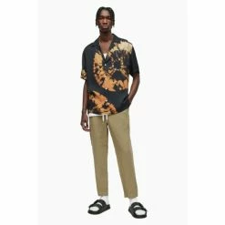 All Saints AllSaints Brown Porto Trousers