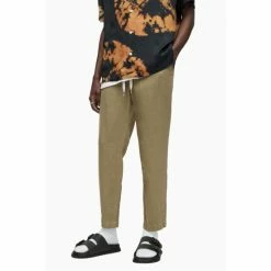 All Saints AllSaints Brown Porto Trousers -AllSaints shop unnamed file 3991