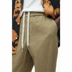 All Saints AllSaints Brown Porto Trousers -AllSaints shop unnamed file 3992