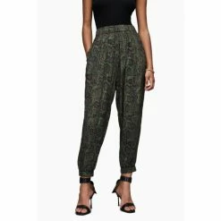 All Saints AllSaints Green Lila Tamora Trousers