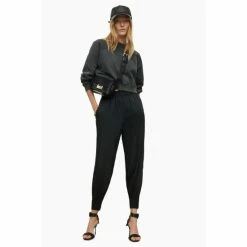 All Saints AllSaints Black Nala Trousers