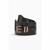 All Saints AllSaints Marcella Black Wide Belt