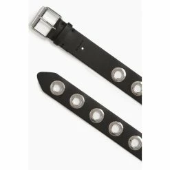 All Saints AllSaints Black Dani Belt