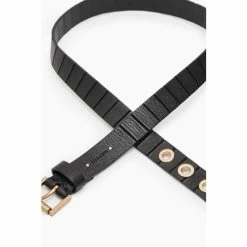 All Saints AllSaints Kylin Skinny Black Belt -AllSaints shop unnamed file 4073
