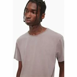 All Saints AllSaints Natural Bodega Short Sleeve Crew T-Shirt -AllSaints shop unnamed file 408