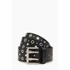 All Saints AllSaints Ray Stud Black Belt -AllSaints shop unnamed file 4107