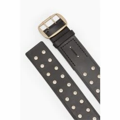 All Saints AllSaints Layla Black Eyelet Belt -AllSaints shop unnamed file 4116