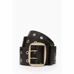 All Saints AllSaints Layla Black Eyelet Belt -AllSaints shop unnamed file 4118