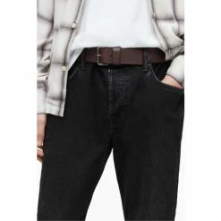 All Saints AllSaints Luca Black Belt -AllSaints shop unnamed file 4123