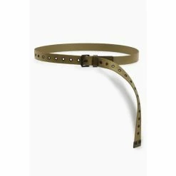 All Saints AllSaints Green Jesse Webbing Belt
