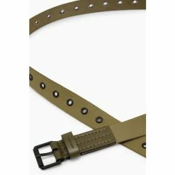 All Saints AllSaints Green Jesse Webbing Belt -AllSaints shop unnamed file 4137