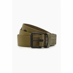 All Saints AllSaints Green Jesse Webbing Belt -AllSaints shop unnamed file 4138
