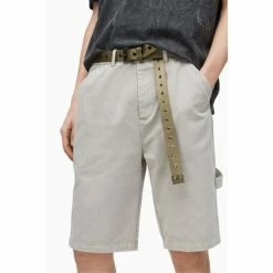 All Saints AllSaints Green Jesse Webbing Belt -AllSaints shop unnamed file 4139