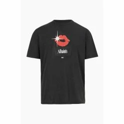 All Saints AllSaints Black Kiss Crew T-Shirt -AllSaints shop unnamed file 414