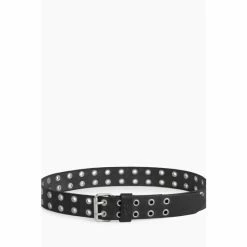 All Saints AllSaints Black Sturge Belt