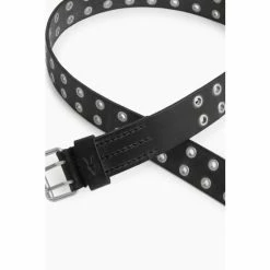 All Saints AllSaints Black Sturge Belt -AllSaints shop unnamed file 4144