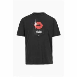 All Saints AllSaints Black Kiss Crew T-Shirt -AllSaints shop unnamed file 415