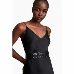 All Saints AllSaints Ariel Black Belt -AllSaints shop unnamed file 4150
