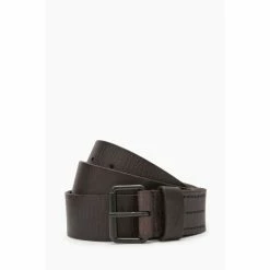All Saints AllSaints Dunston Suede Black Belt