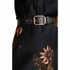 All Saints AllSaints Hazel Black Belt -AllSaints shop unnamed file 4177