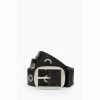 All Saints AllSaints Cora Black Eyelet Belt