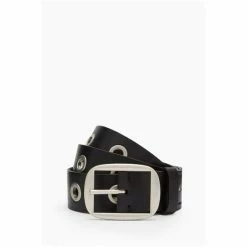 All Saints AllSaints Cora Black Eyelet Belt -AllSaints shop unnamed file 4184