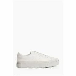 All Saints Trish White Sneakers -AllSaints shop unnamed file 4225