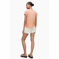 All Saints AllSaints Orange Arbor Anna T-Shirt -AllSaints shop unnamed file 425