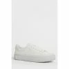 All Saints AllSaints White Trish Low Top Lace-Up Trainers