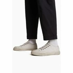 All Saints AllSaints White Dumont Low Top -AllSaints shop unnamed file 4276