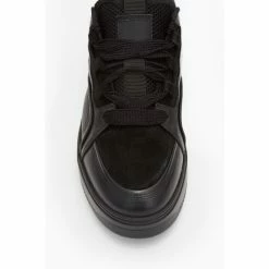 All Saints AllSaints Logan Black Suede Low Top -AllSaints shop unnamed file 4281