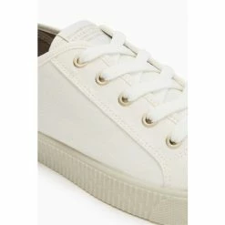 All Saints AllSaints Clemmy White Sneakers -AllSaints shop unnamed file 4313