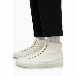 All Saints AllSaints Bryce White High Top Trainers -AllSaints shop unnamed file 4318