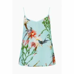 All Saints AllSaints Blue Tammy Senja Top -AllSaints shop unnamed file 4351