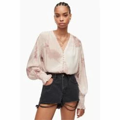 All Saints AllSaints Pink Stella Top