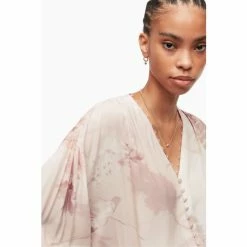 All Saints AllSaints Pink Stella Top -AllSaints shop unnamed file 4361