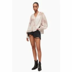 All Saints AllSaints Pink Stella Top -AllSaints shop unnamed file 4362