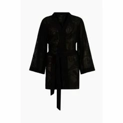 All Saints AllSaints Black Carina Ossia Embroidered Kim Blouse -AllSaints shop unnamed file 4372