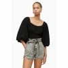 All Saints AllSaints Tia Black Top