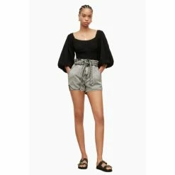 All Saints AllSaints Tia Black Top -AllSaints shop unnamed file 4376