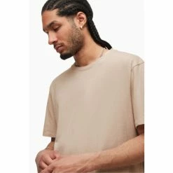 All Saints AllSaints Nude HARV Short Sleeve Crew T-Shirt -AllSaints shop unnamed file 438