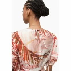 All Saints AllSaints Astria Luar Pink Top -AllSaints shop unnamed file 4383