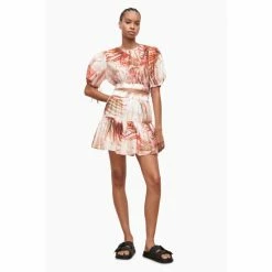 All Saints AllSaints Astria Luar Pink Top -AllSaints shop unnamed file 4384