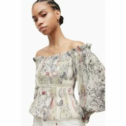 All Saints AllSaints Pink Lara Makutu Top -AllSaints shop unnamed file 4392