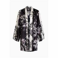 All Saints AllSaints Casi Orsino Black Kimono -AllSaints shop unnamed file 4423